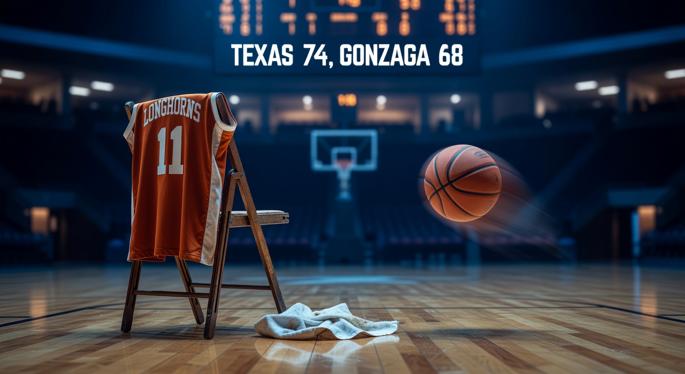 No. 11 Texas Longhorns upset No. 3 Gonzaga 74-68 in NCAA tournament second round