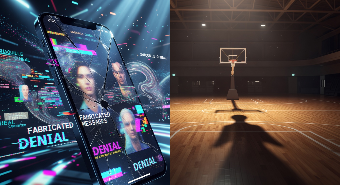 Shaquille O'Neal denies fabricated social media messages attributed to him involving Sabrina Carpenter