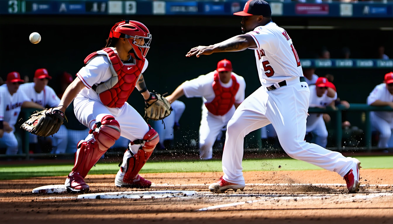 Angels, Braves players get into wild brawl after high pitch to Jorge Soler
