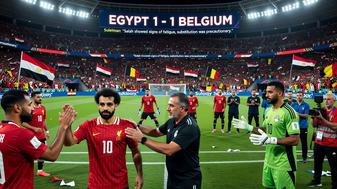 Suleiman Reveals Salah Fatigue Behind Substitution in Egypt's Draw With Belgium