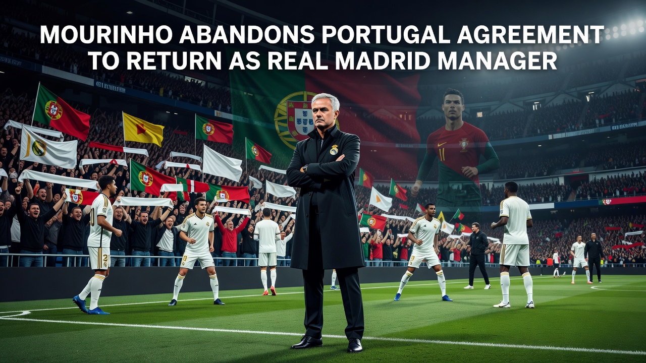 Mourinho Abandons Portugal Agreement to Return as Real Madrid Manager