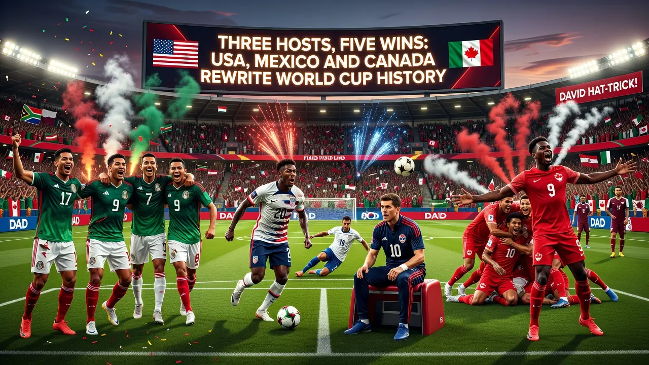 Three Hosts, Five Wins: USA, Mexico and Canada Rewrite World Cup History