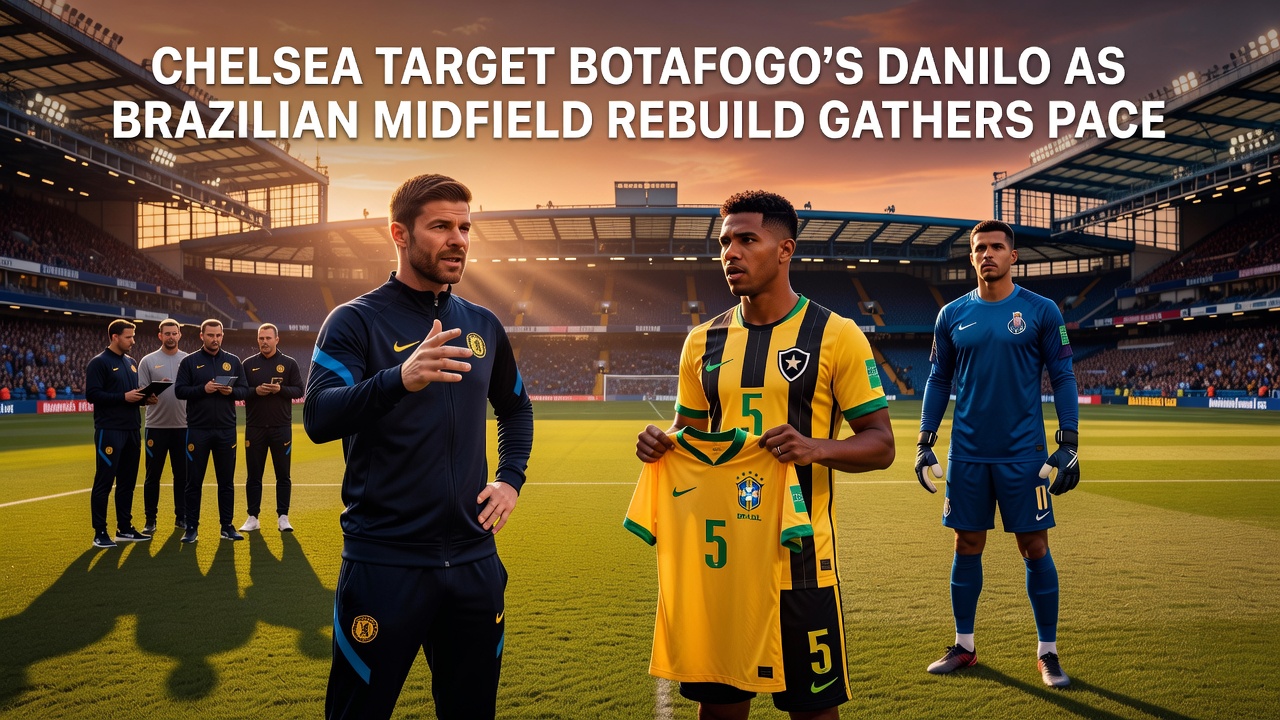 Chelsea Target Botafogo's Danilo as Brazilian Midfield Rebuild Gathers Pace