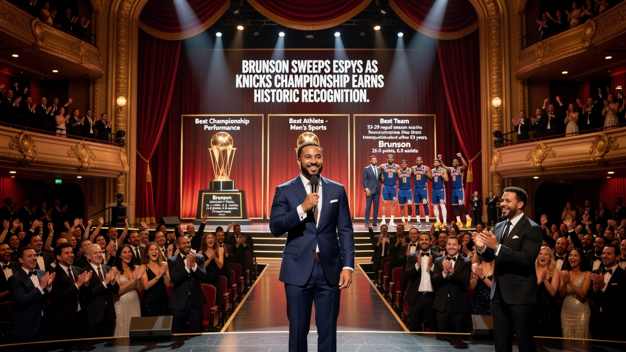 Brunson Sweeps ESPYs as Knicks Championship Earns Historic Recognition
