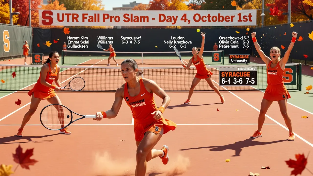 Syracuse Players Post Multiple Wins on Fall Slam's Fourth Day